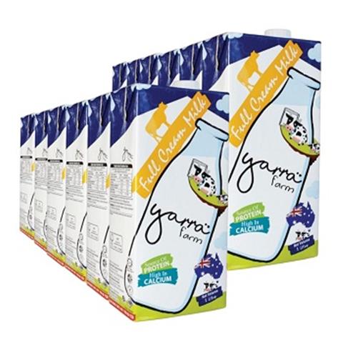 Yarra by Farm Fresh UHT Full Cream Milk 12s x 1L | ZuppaMarket