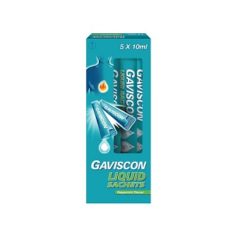 Gaviscon Peppermint Sachet Liquid 5s x 10ml